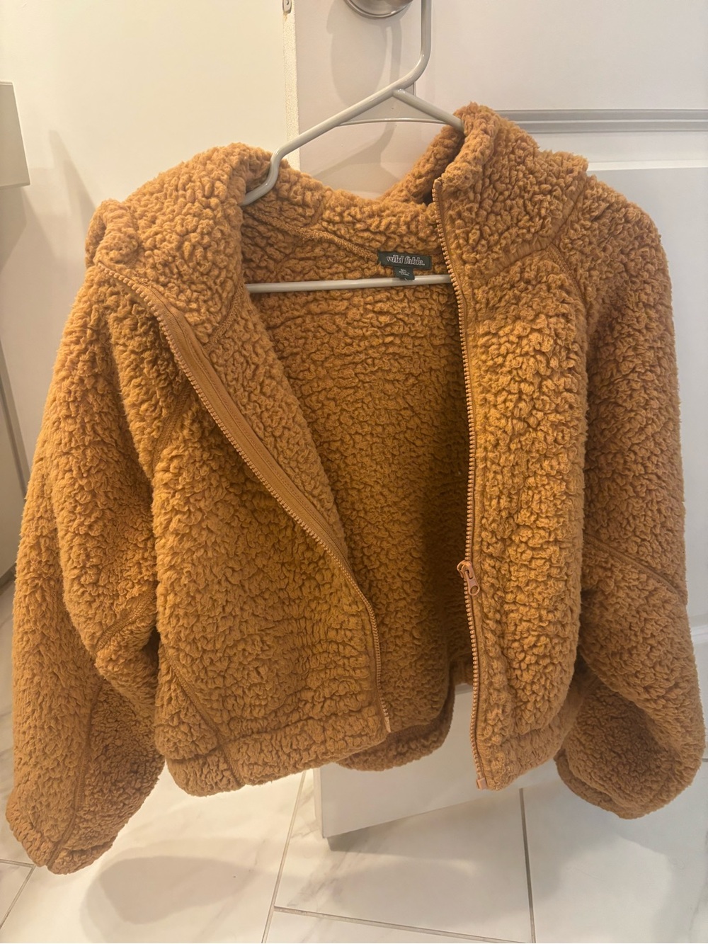 Sherpa Jacket - Tan - Wild Fable M/L